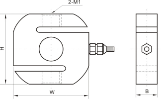MS-1C拉压式称重传感器(图2)