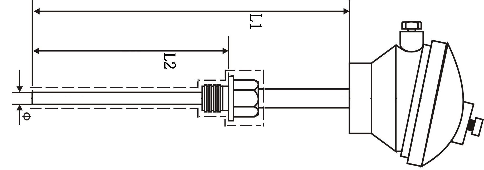 WZP230F防强腐蚀温度传感器(图2)
