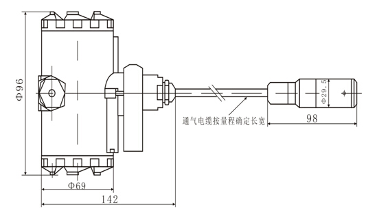 CYB31-602投入式数显液位变送器(图2)